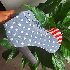 American Flag booties